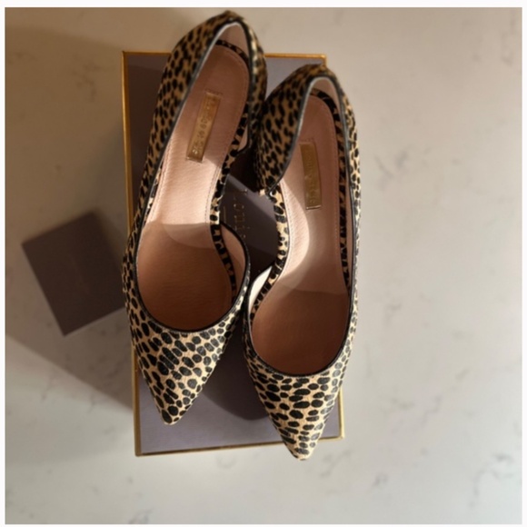 Louise et Cie Jolon3 Animal-Print Flared-Heel Pump - Picture 8 of 9